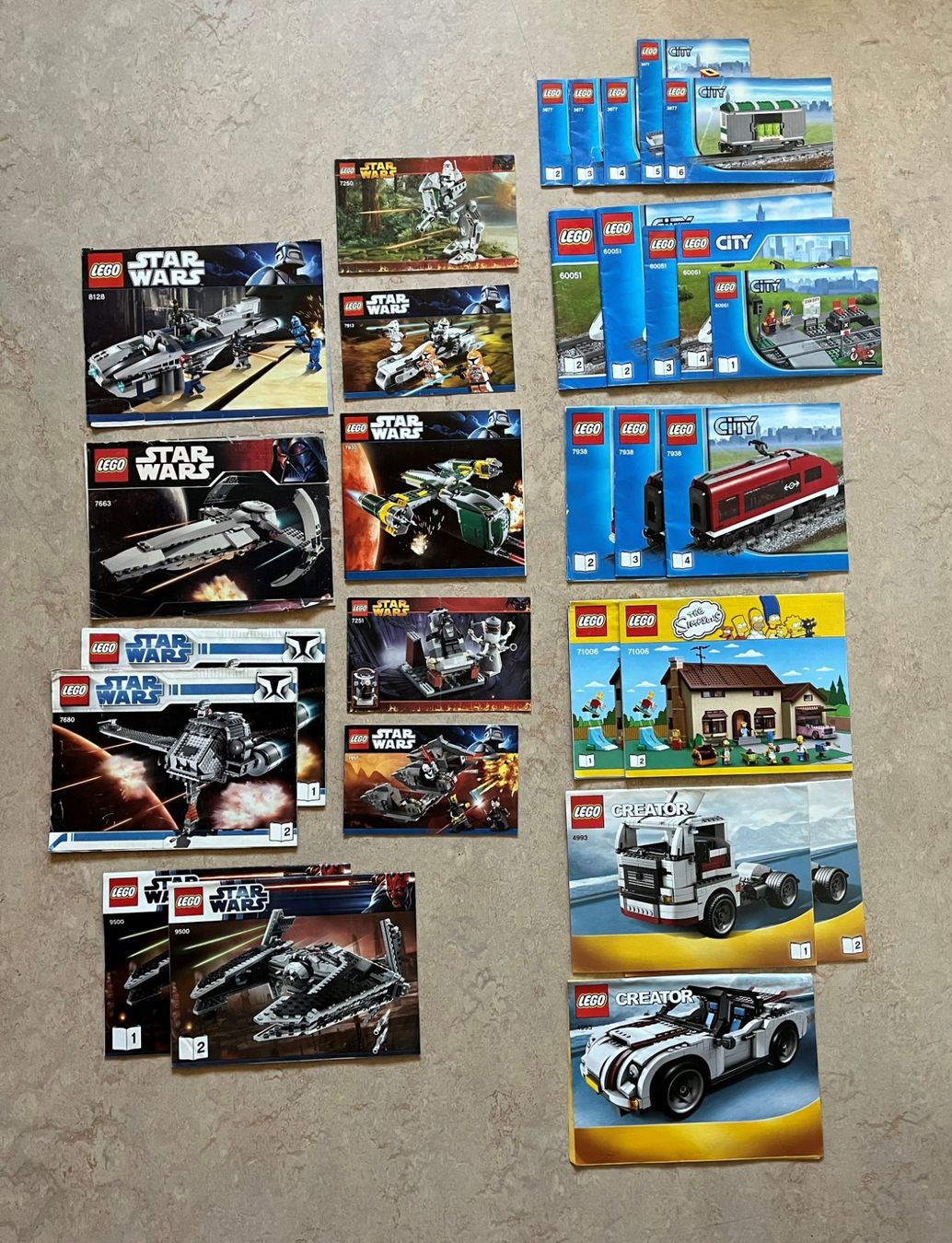Lego Giocattoli: Lego - Anleitungen - Star Wars / City / Creator / Mindstorms – Usato da Bünzen venduto da schibler38