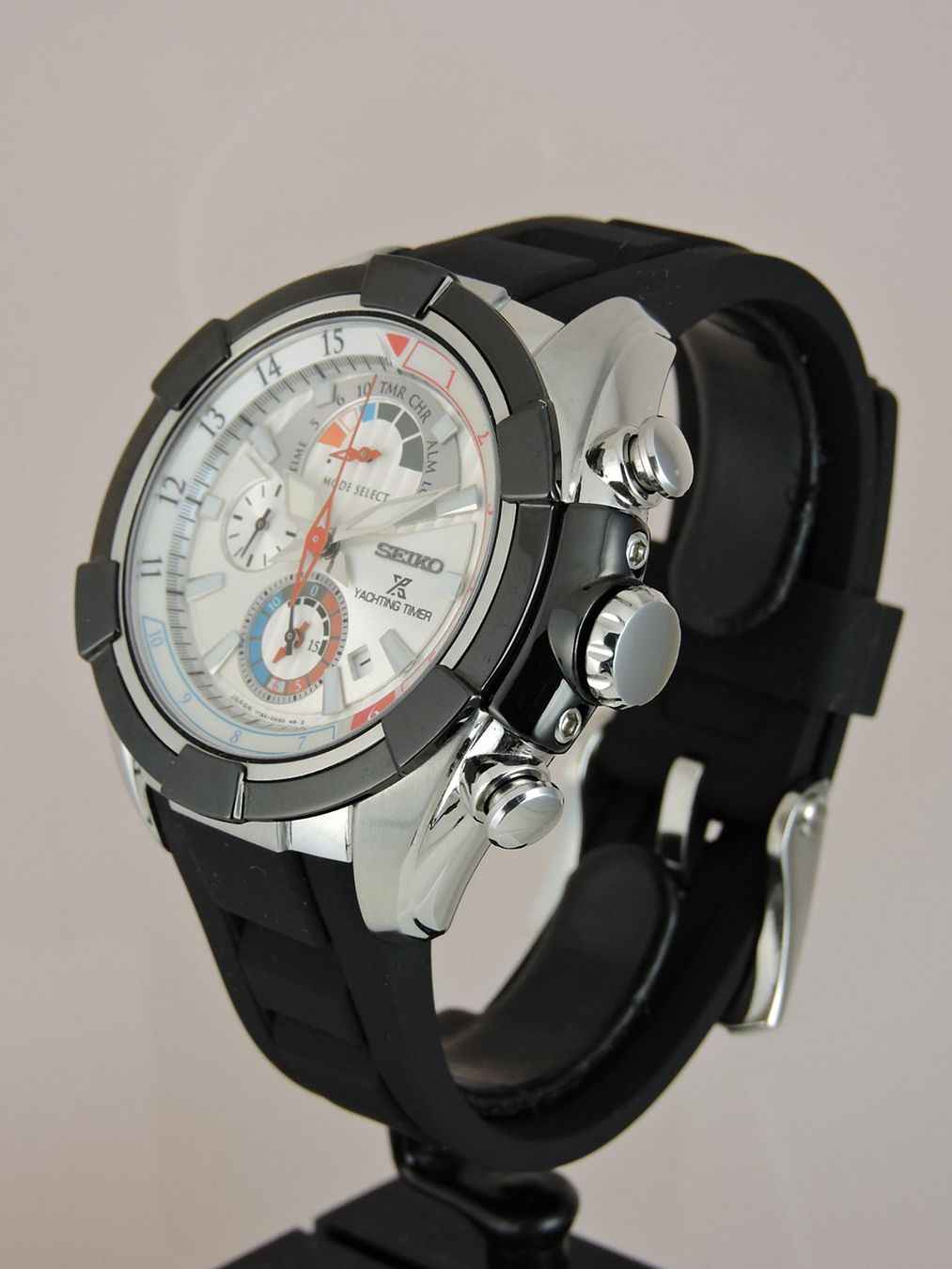 Seiko Orologi: SEIKO Prospex Yachting Timer SBBT035 - 47mm B&P – Usato da Bern venduto da Vintage-Oyster 1