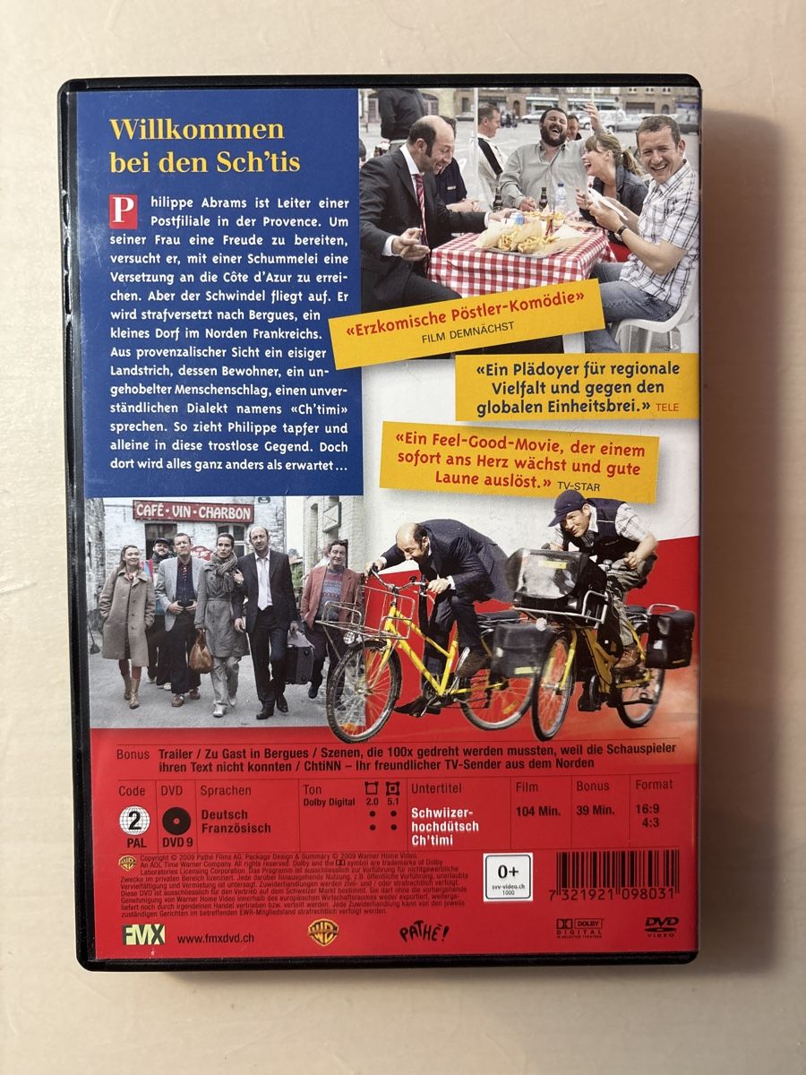 Tutti i DVDs: Willkommen bei den Sch‘tis – Usato da Ruswil venduto da Slivio_ 1