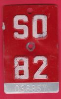 VELONUMMER / FAHRRADSCHILD, SO 82