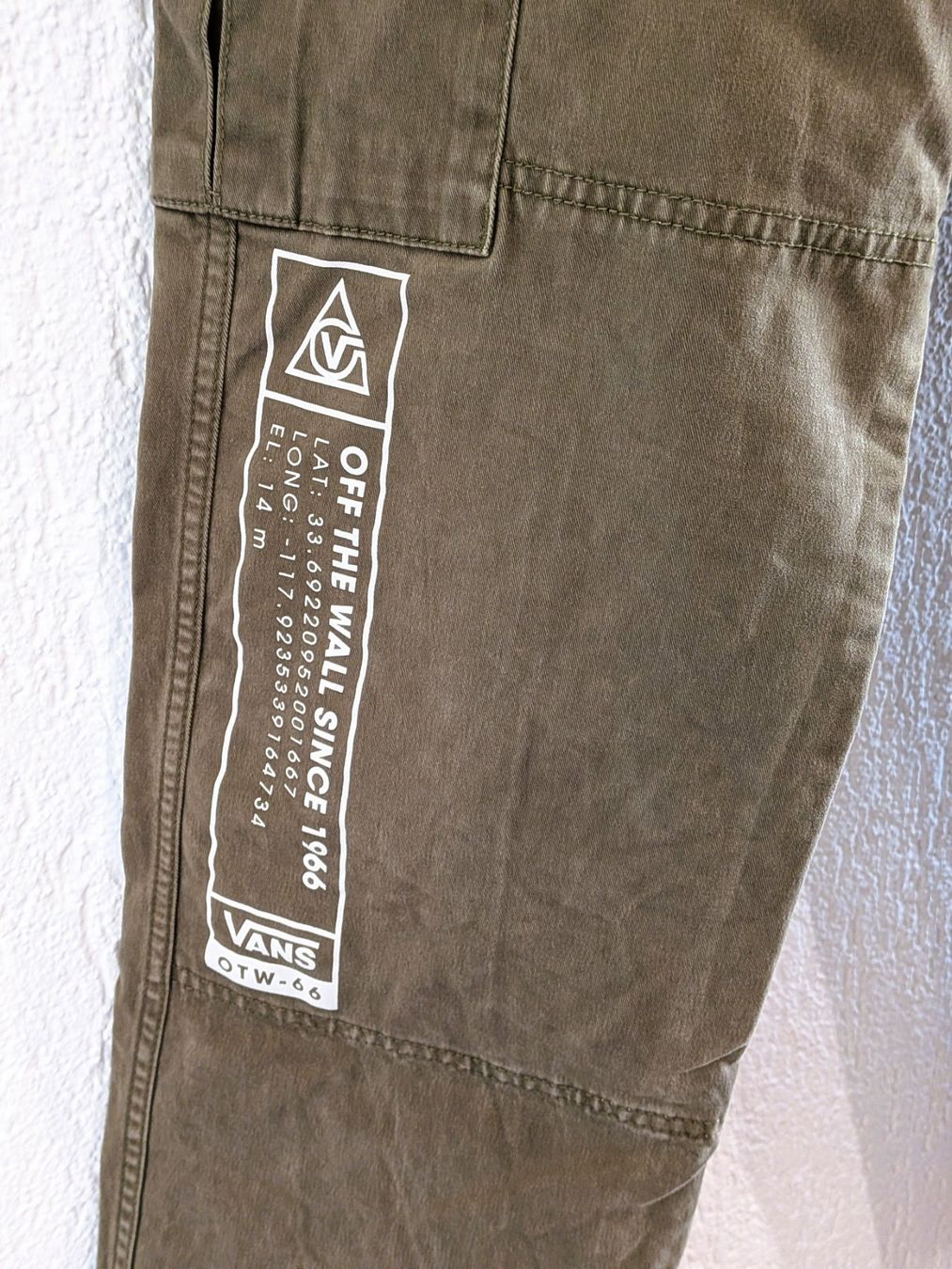 Pantaloni: Vans Cargo-Hose Olivgrün - 32 – Usato da Pfäffikon SZ venduto da RainerZuefall 2