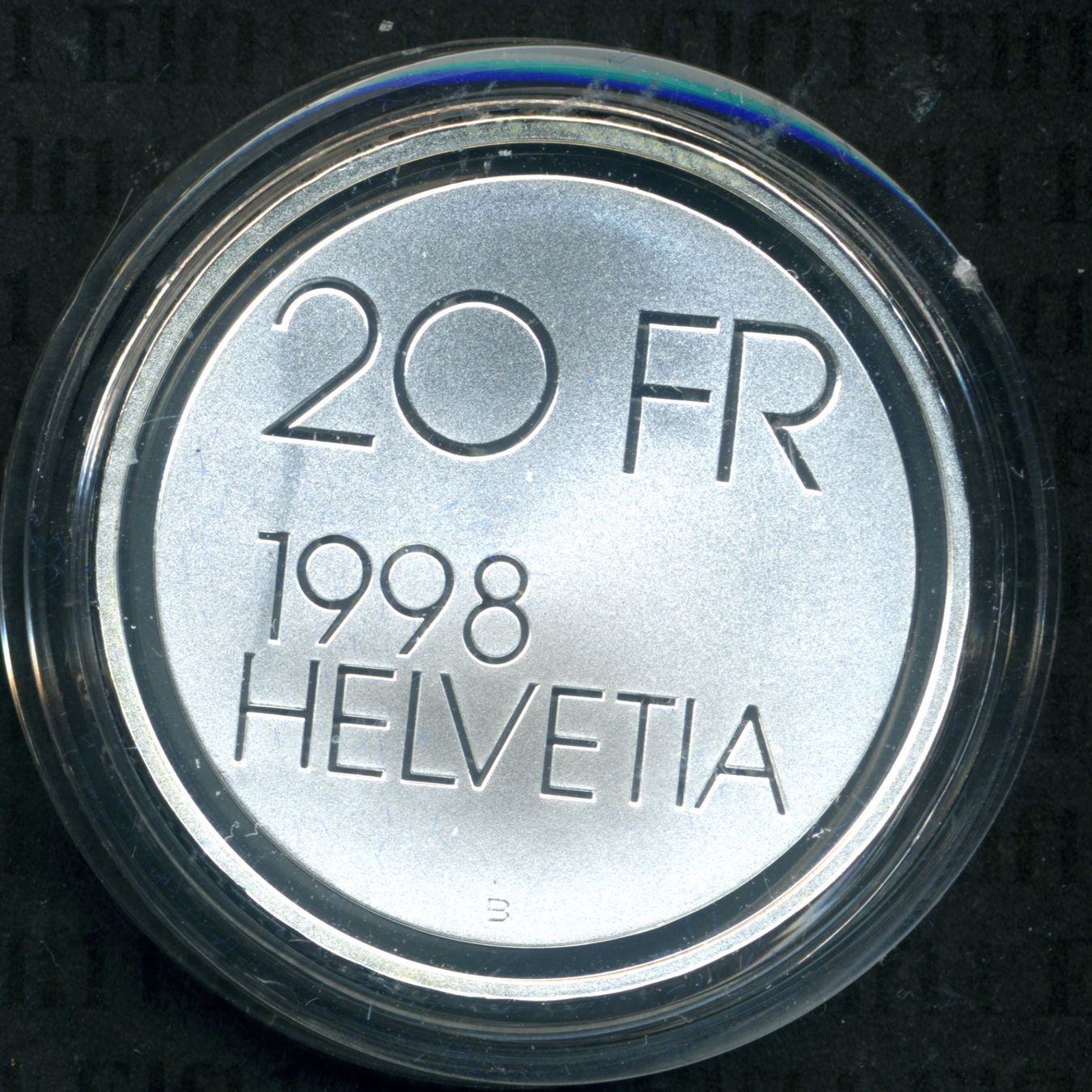 Tutti le monete: CHF__20.00 1998 Conrad Ferdinand Meyer PP 20 Franken – Nuovo e nell'imballaggio originale da Widnau venduto da Elf11