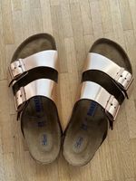 Birkenstock Arizona rose gold sandals size 38 new 