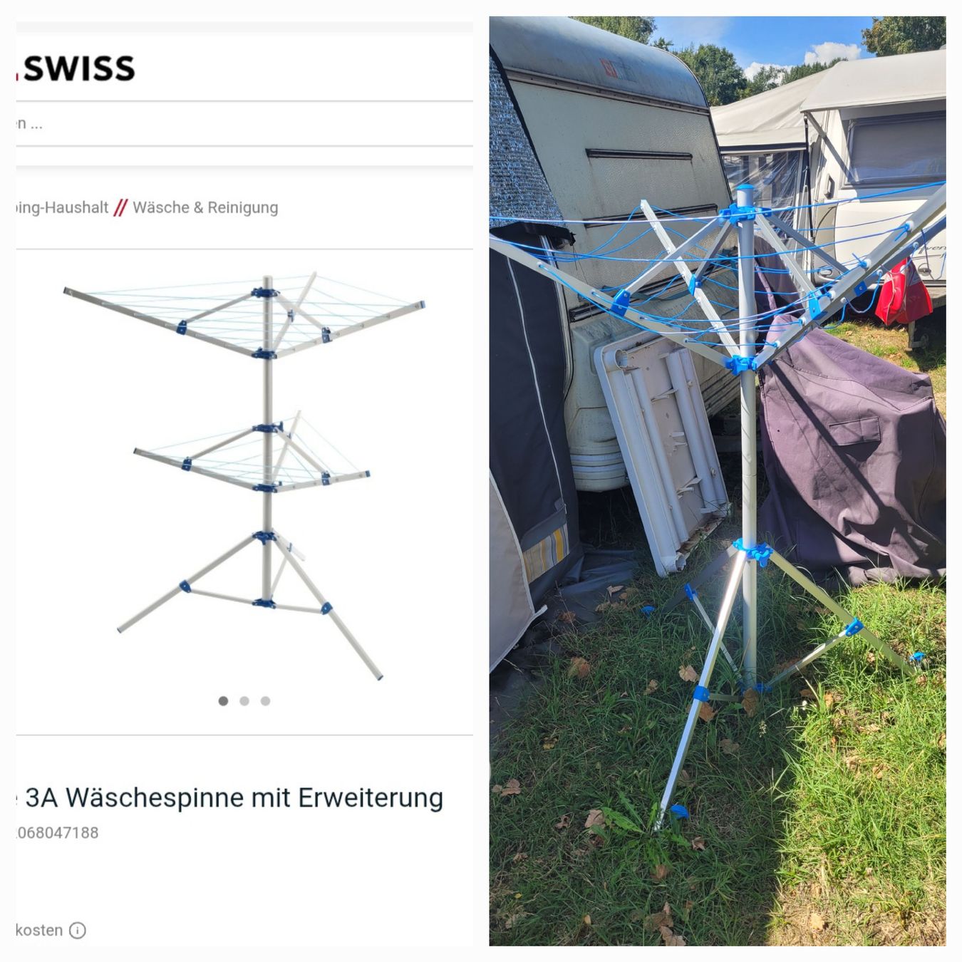 Stenditoi: Camping Wäscheständer – Usato da Thun venduto da mirjam1982
