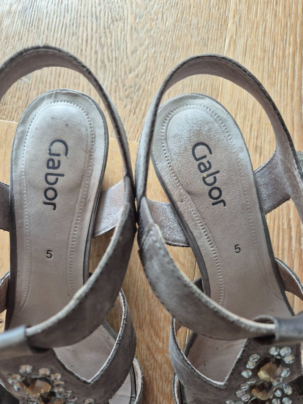 Gabor Scarpe da donna: Gabor Sandalen Grösse 38 mit Schmucksteinen – Usato da Buchs ZH venduto da peti0713 2