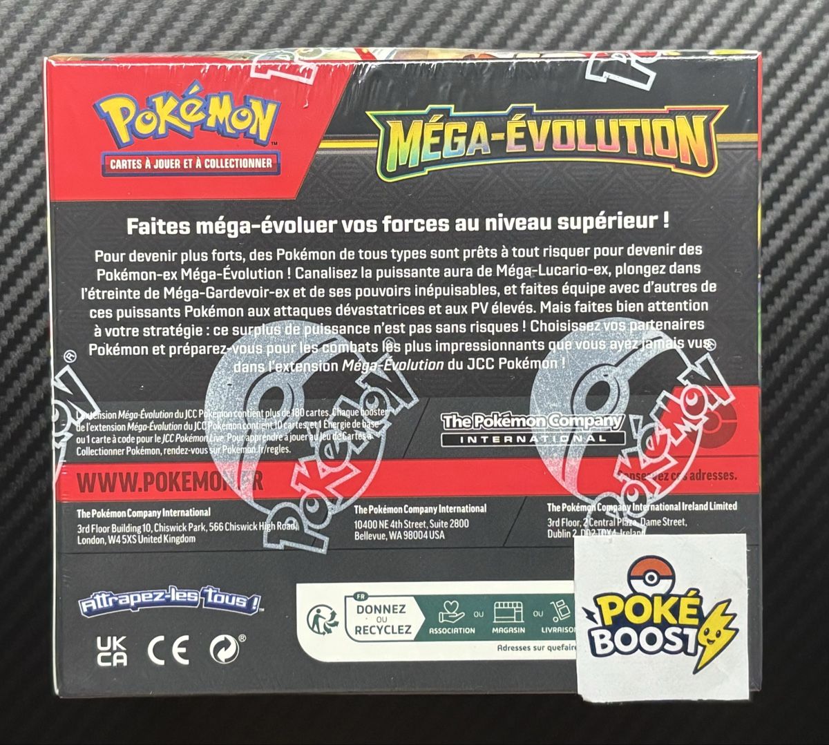Pokémon Carte collezionabili: Scellé Pokémon - Display Méga-Evolution 🇫🇷 – Nuovo (secondo la descrizione) da Froideville venduto da PokeBoost 1