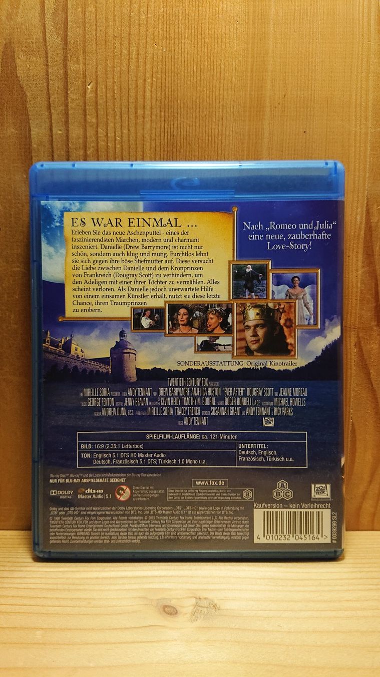 Tutti i DVDs: CINDERELLA STORY Blu-Ray mit Drew Barrymore – Usato da Wilderswil venduto da Exebub 1