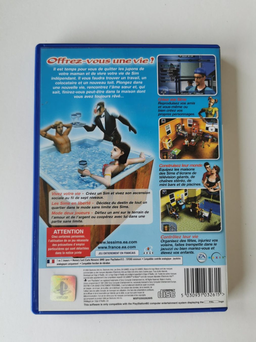 Sony Giochi: Ps 2 - Les Sims – Usato da Lenzburg venduto da eyworld 2