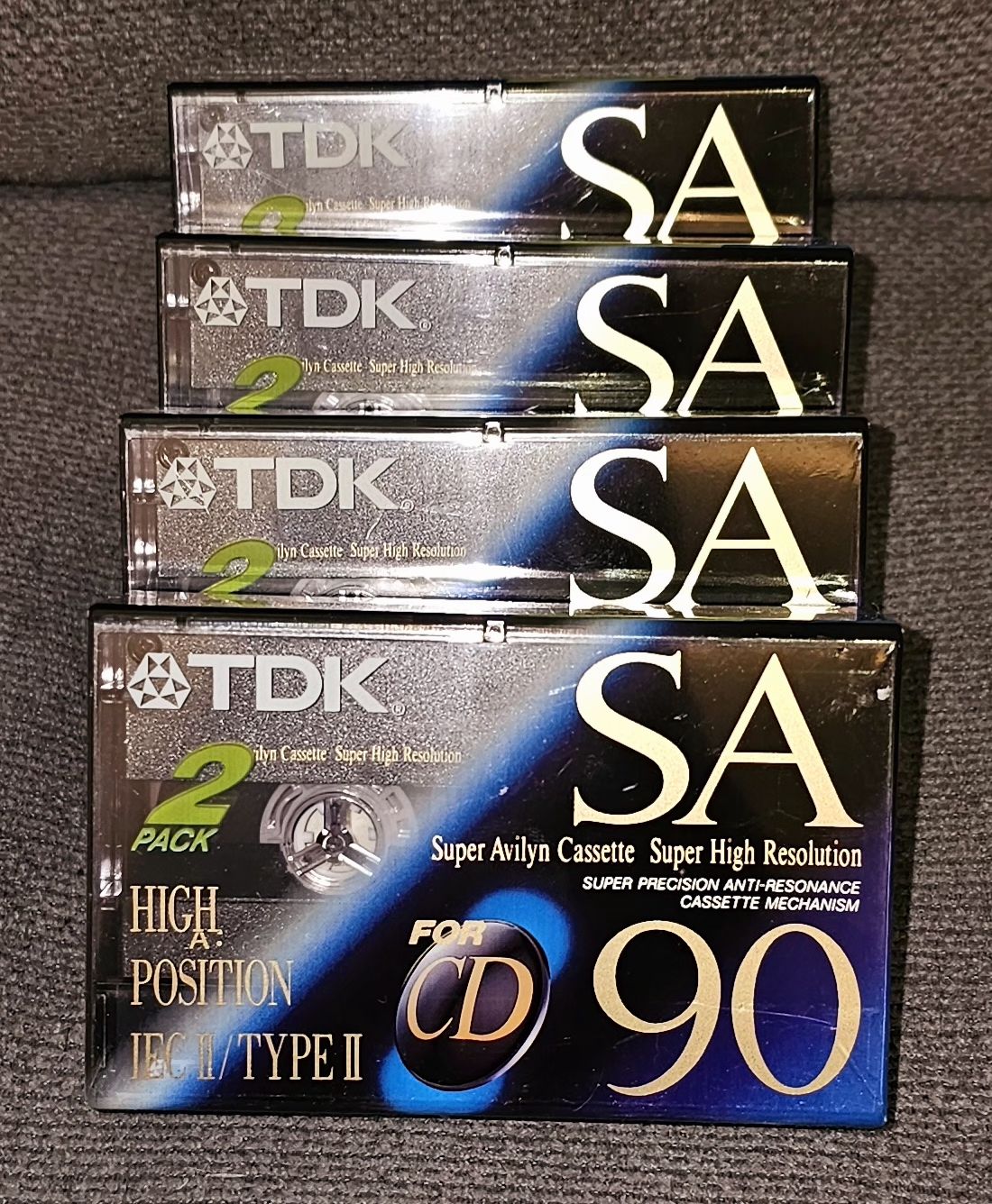Musicassette: DUO TDK"SA90"type II de 1992 – Nuovo e nell'imballaggio originale da LAUSANNE venduto da Mistersound 2