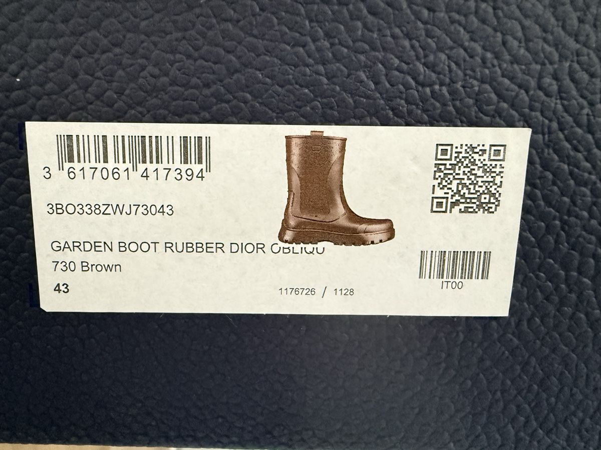 Dior Scarpe da uomo: Bottes de pluie DIOR – Nuovo e nell'imballaggio originale da Marly venduto da Nor_al3 9