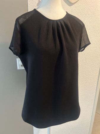 Damen Blusenshirt schwarz von H&M Gr. M