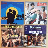 SAILOR - 4 VINYL SINGLES (VG bis NM)