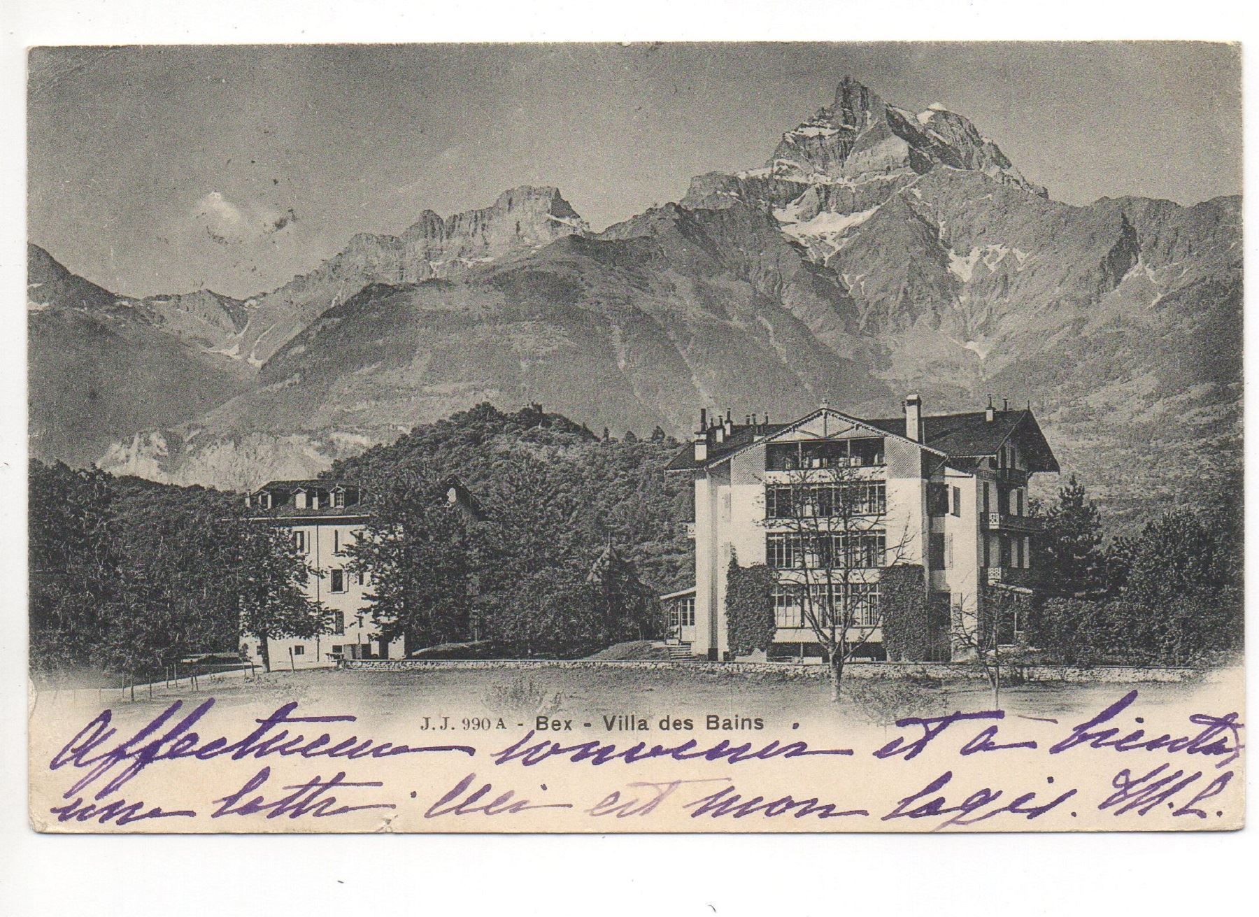 Ansichtskarten: BEX Villa des Bains – Gebraucht aus Jona von philajona