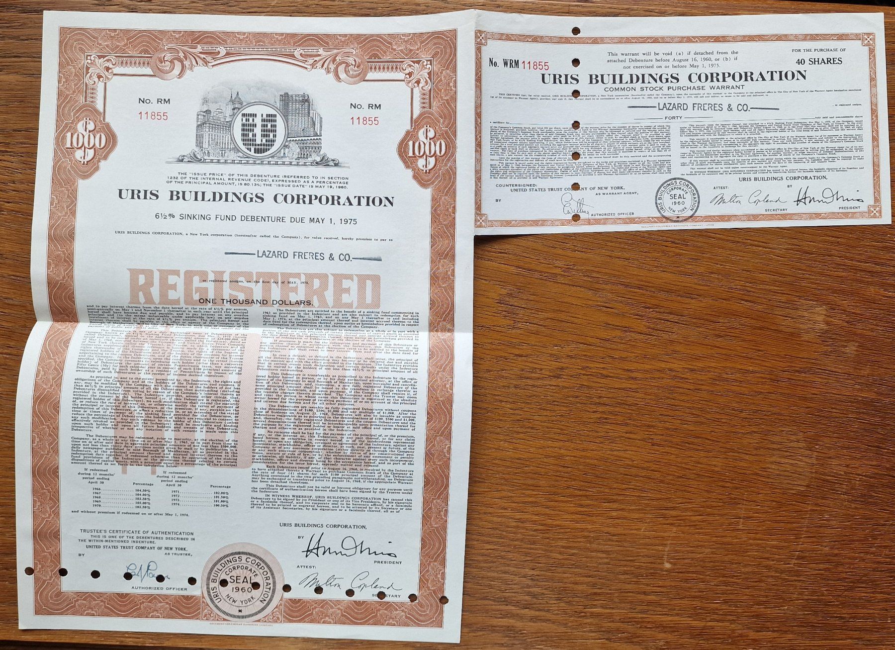 Documents: 5 alte Wertpapiere aus USA – D'occasion à Röthenbach i. E. par Heureka5 4