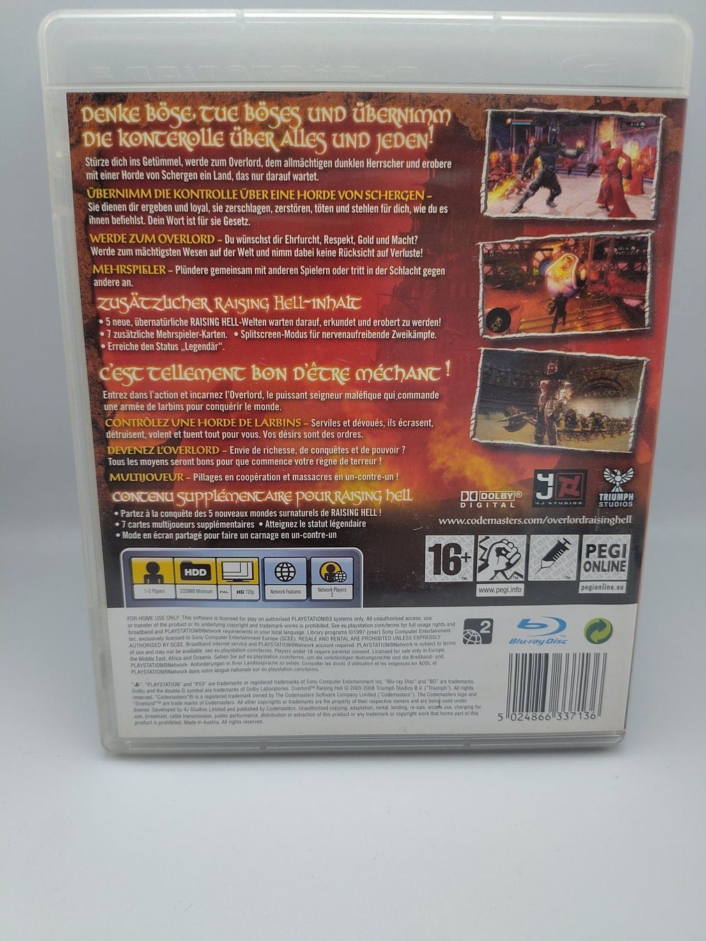 Sony Giochi: Overlord Raising Hell (Playstation 3) – Usato da Kloten venduto da SuperRetroPixels 3
