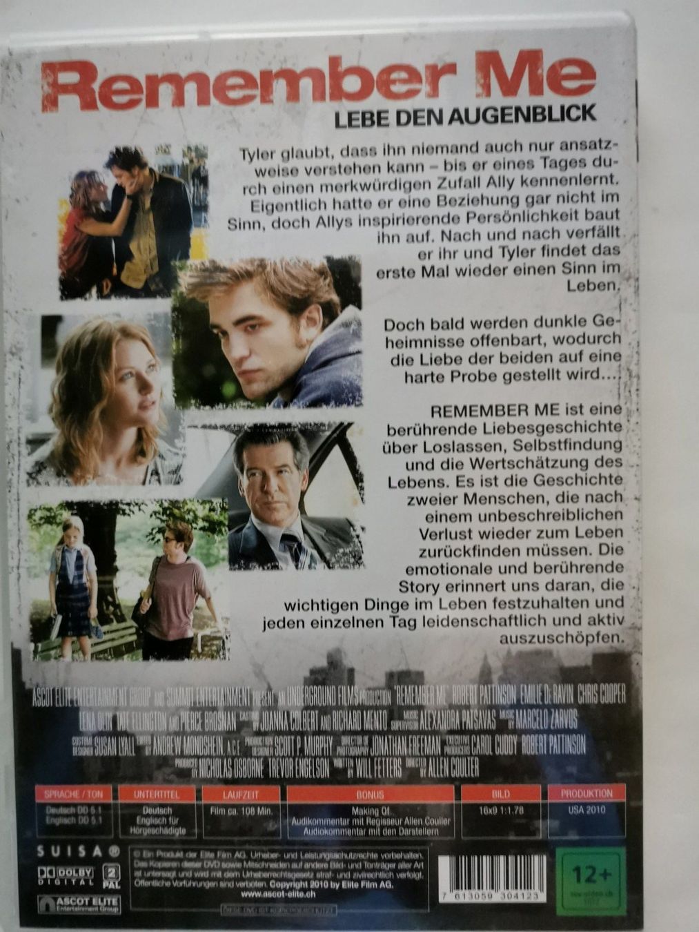 Alle DVDs: DVD Remember Me – Gebraucht aus Filzbach von Sabenasi 1