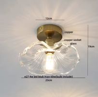 Plafonnier en verre Style Tiffany nordique moderne
