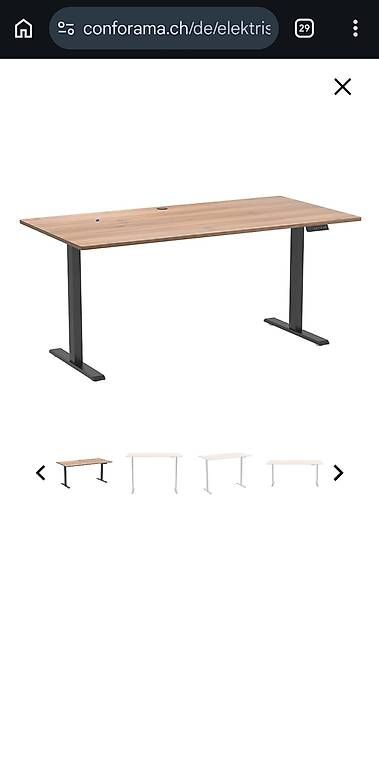 Conforama Scrivanie: Stehtisch Holz Metall 160x80 cm neu – Usato da Boll venduto da ZinoCris