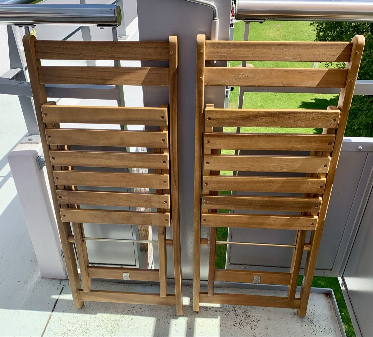 Sedie: 2x DEPOT Klappstuhl Holz – Usato da Obfelden venduto da montes50 3