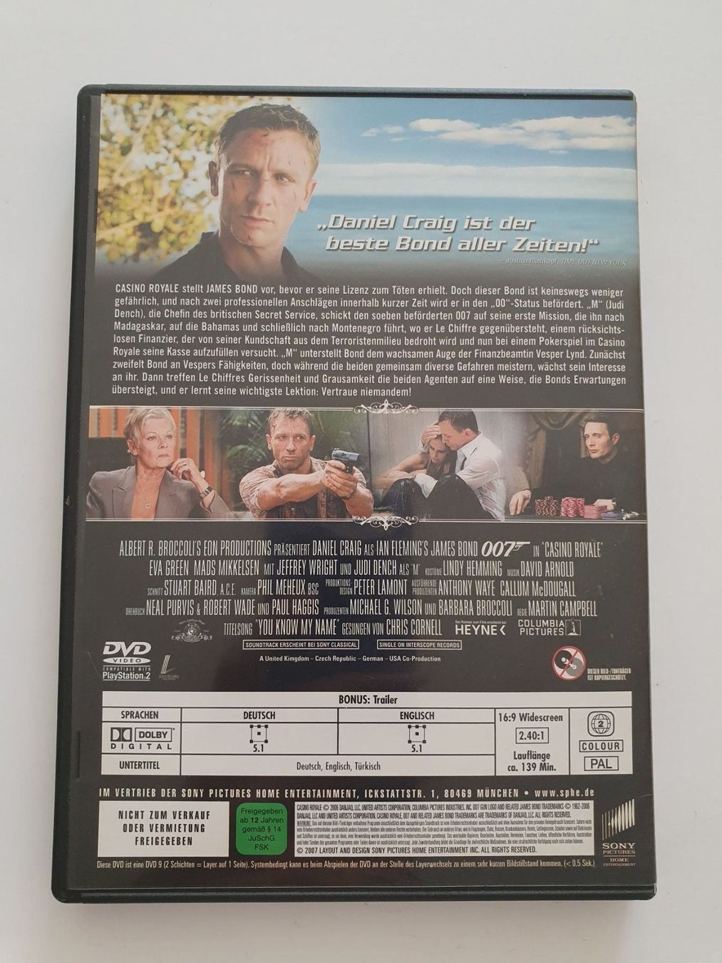 Tutti i DVDs: James Bond 007 Casino Royale DVD – Usato da Oberdorf BL venduto da BaldenEagle 1