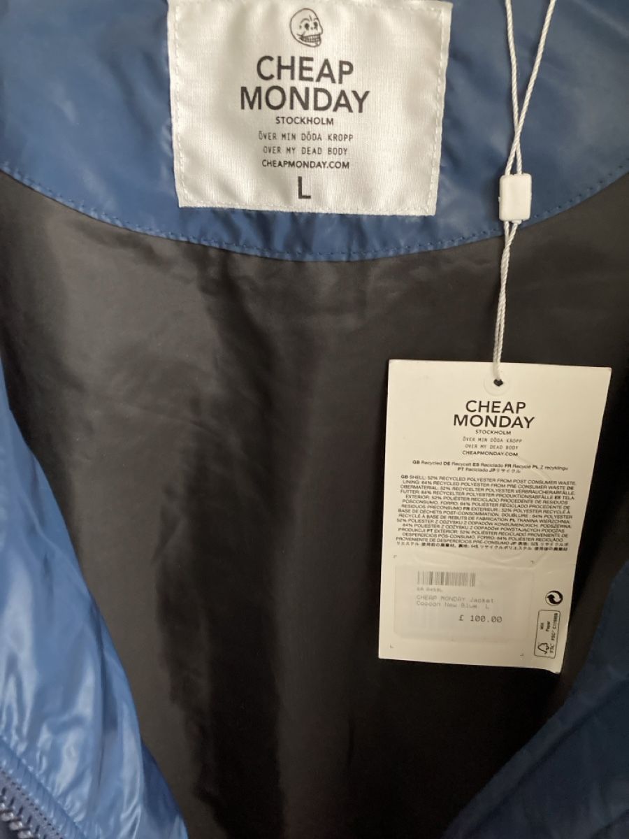 Giacche: Cheap Monday • Cocoon Jacket • New Blue • L • New – Nuovo e nell'imballaggio originale da Monthey venduto da la_hora_cero 3