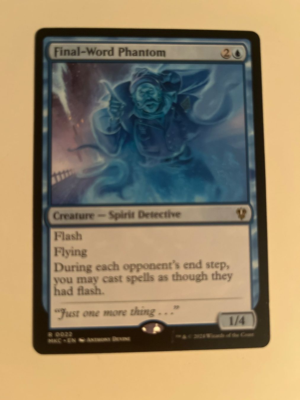 Magic The Gathering Cartes à collectionner: 1 x Final-Word Phantom - Magic: The Gathering - MtG – D'occasion à Kriens par Shadi1980