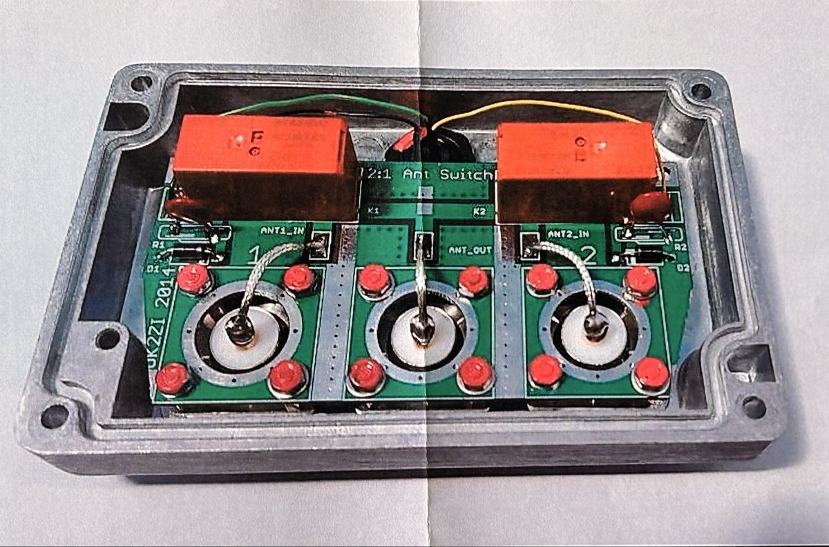 Funktechnik: Antennen-Switch 2:1  Bausatz – Neu und originalverpackt aus Uetliburg SG von ShortWaveListener 3