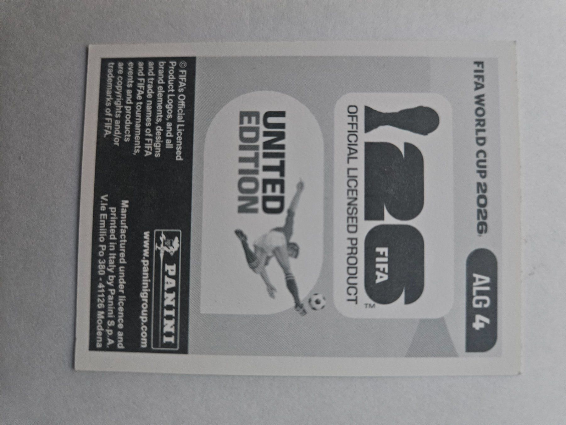 Panini Carte collezionabili: ALG 4 – Usato da Würenlingen venduto da Dinli 1