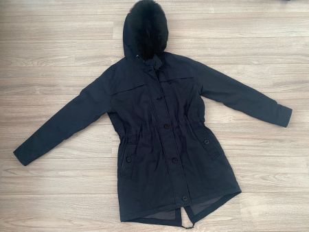 MASSIMO DUTTI Parka dunkelblau Gr. XS (eher Gr. S)