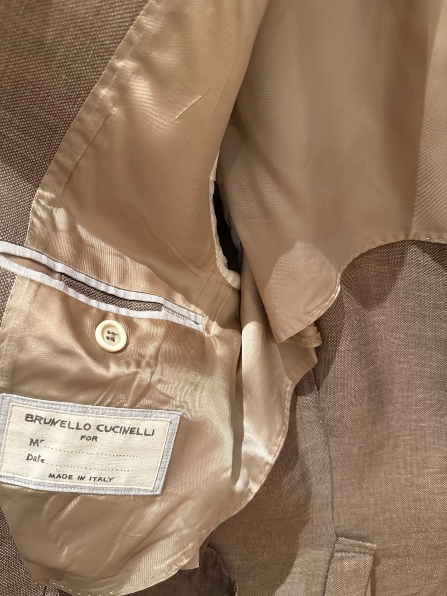 Brunello Cucinelli Giacche: Brunello Cucinelli Dekonstruiertes Sakko aus Leinen – Usato da Zürich venduto da Filo_B 8