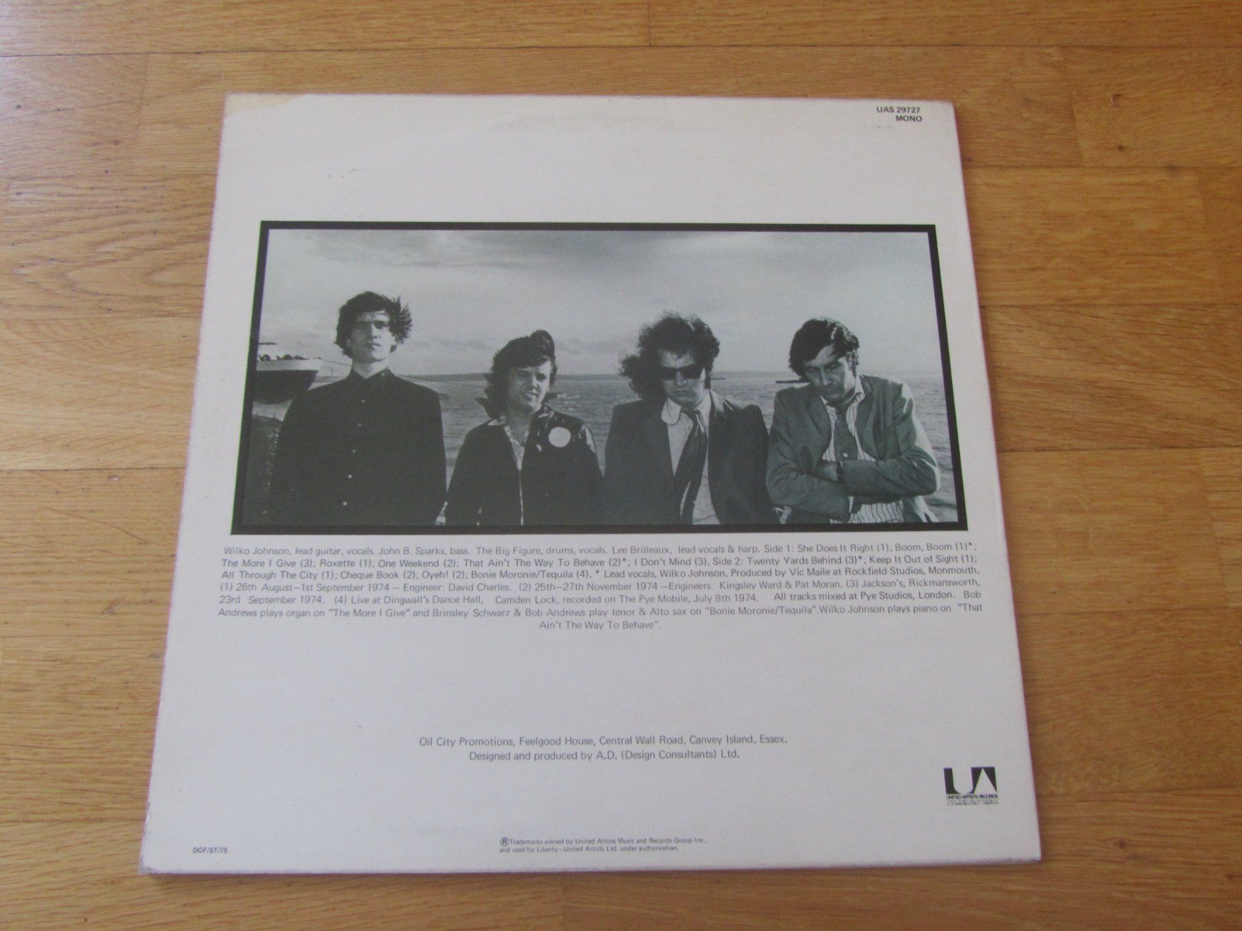 Dischi in vinile: Dr. Feelgood - Down By The Jetty,  Vinyl LP – Usato da Seengen venduto da mikelele 3