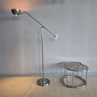 Vintage JJS Floor-Lamp, Chrom Wohnzimmerlampe dimmbar mängel