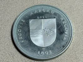 4. 1 Medaille 900 Silber, 15 g, Durchmesser 33 mm