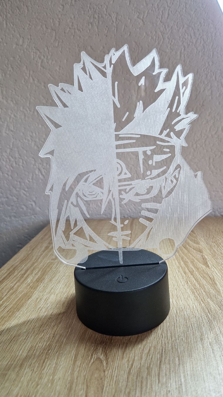 Lampes: Lampe LED Naruto x Sasuke – Neuf (Voir description) à Bernex par Hallohisse