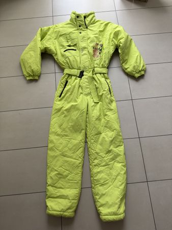 Astrolabio neongelb Skianzug Retro Vintage  Herren Gr. L