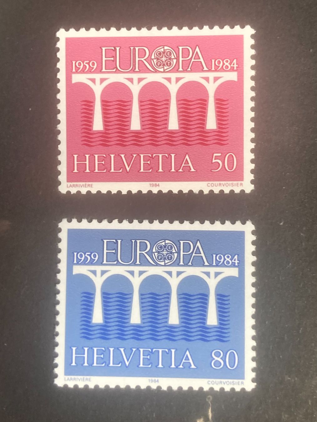 Tutti i francobolli: Schweiz 1984 Satz Europa CEPT postfrisch – Nuovo (secondo la descrizione) da Liestal venduto da schnueps