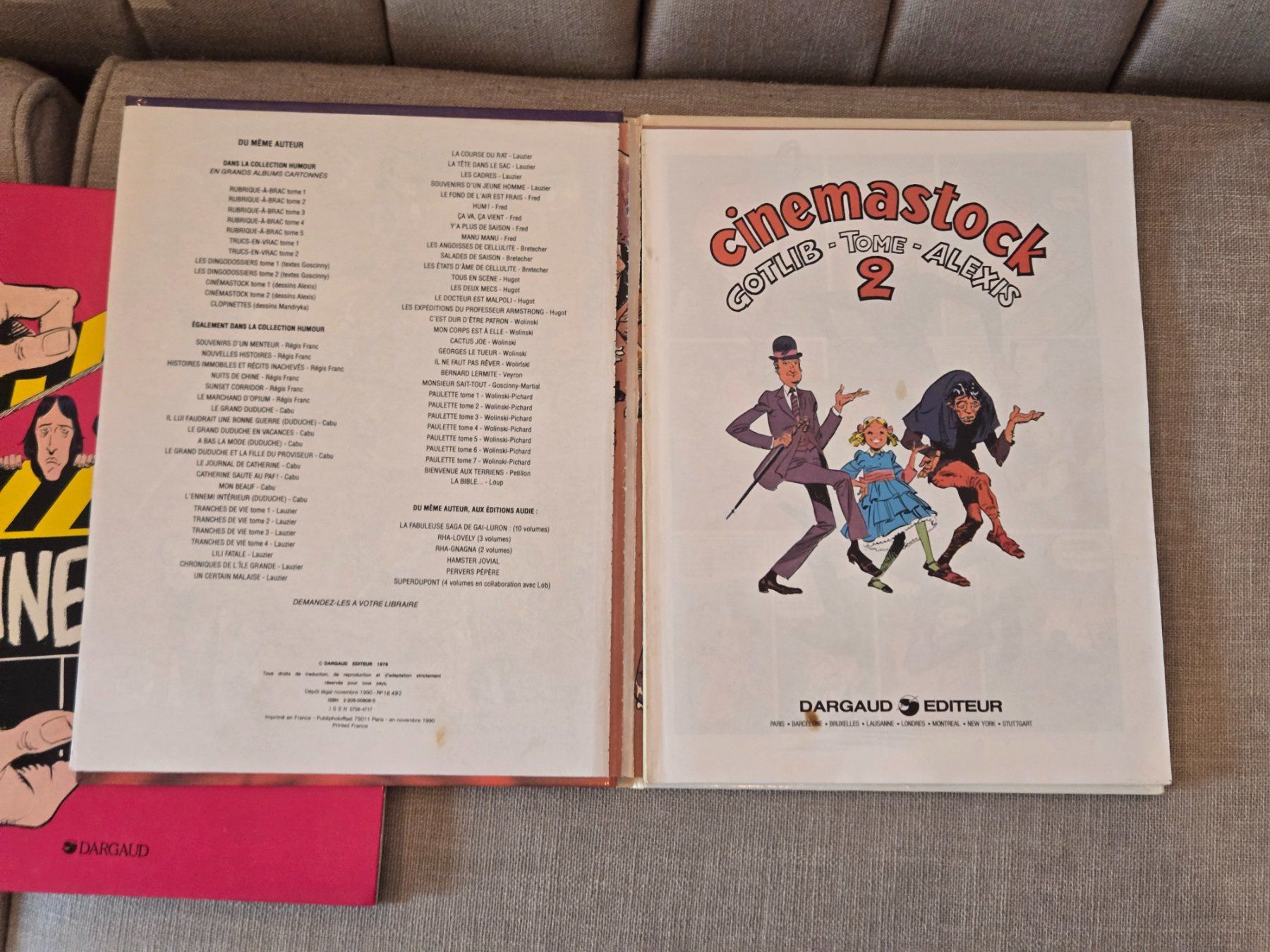 Fumetti: Gotlib - Cinémastock N°1 et2 - collection complète – Usato da Crémines venduto da Blakedrake 6