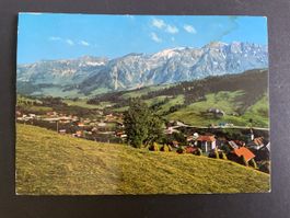 Alte Ansichtskarte Sommer Sörenberg LU Blick Brienz Rothorn