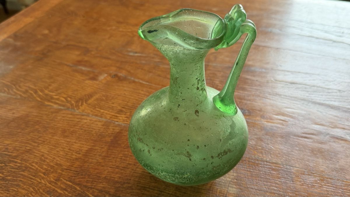 Murano Caraffe: Murano scavo Kanne grün – Usato da Riedholz venduto da Frettchen63 1