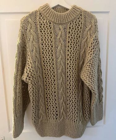 NEU! Lochstrick-Pullover ZARA. Gr. 42