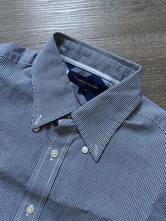 Tommy Hilfiger Herrenhemd Gr. S, kariert Büro Business Freiz