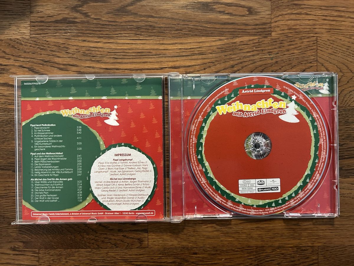 CD: Weihnachten mit Astrid Lindgren CD  – Usato da Wolhusen venduto da eve_m6cg 1