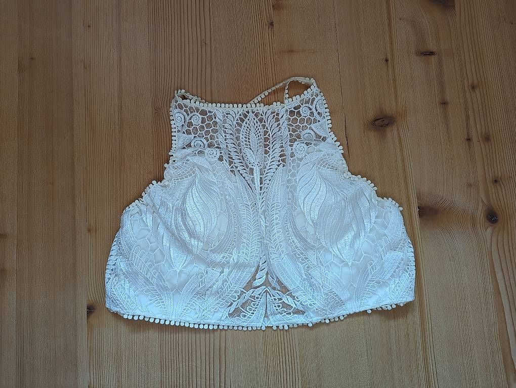 Tops: Hochzeit Crop Top Brauttop 38/40 – Gebraucht aus Gunzwil von Maniles 1
