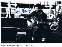 Billy Bragg 1957- Autogramm signiert Foto 20x25cm