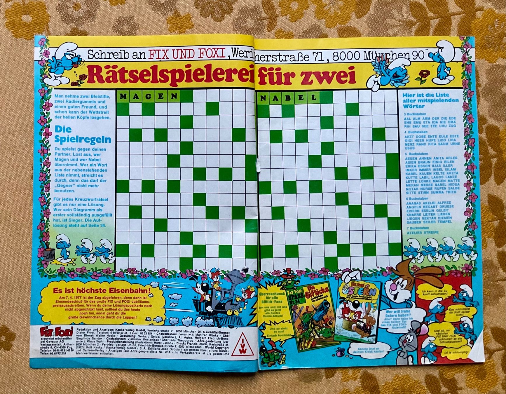 Fumetti: Fix und Foxi Heft Nr 15 von 1977 – Usato da Endingen venduto da nathan05 1