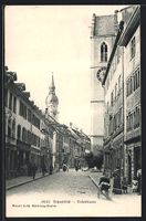 Frauenfeld, Freiestrasse mit Geschäften