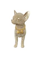 Statue Chihuahua Gold | 17x6x15.5cm
