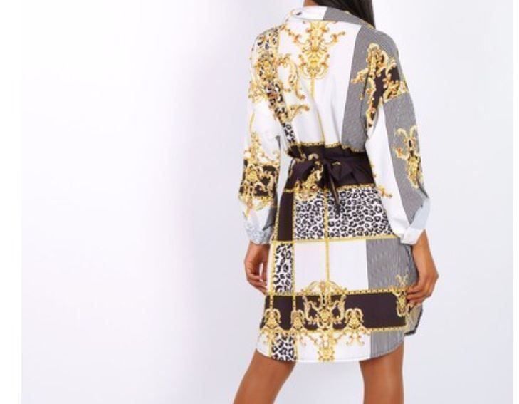 Camicette: Chemise longue noire jaune blanche – Nuovo e nell'imballaggio originale da Petit-Lancy venduto da mina222 1