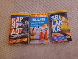 3 Marco Polo Reiseführer Kapstadt Thailand Sri Lanka Set