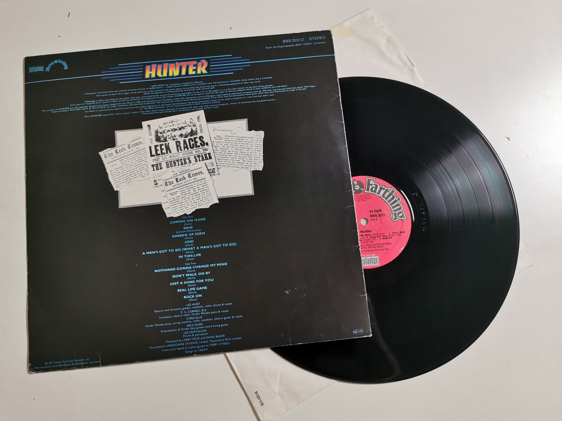 Dischi in vinile: Hunter - Self Titled – Usato da Grafenried venduto da Jukebox70 1